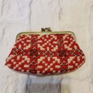 Vintage Coin Purse, Welsh Tapestry, Wales